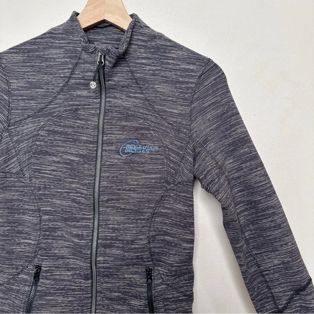 Lululemon Womens 6 Space Dye Active Track Jacket